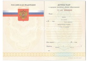 Аттестат за 11 класс 2007-2009 в Новомосковске